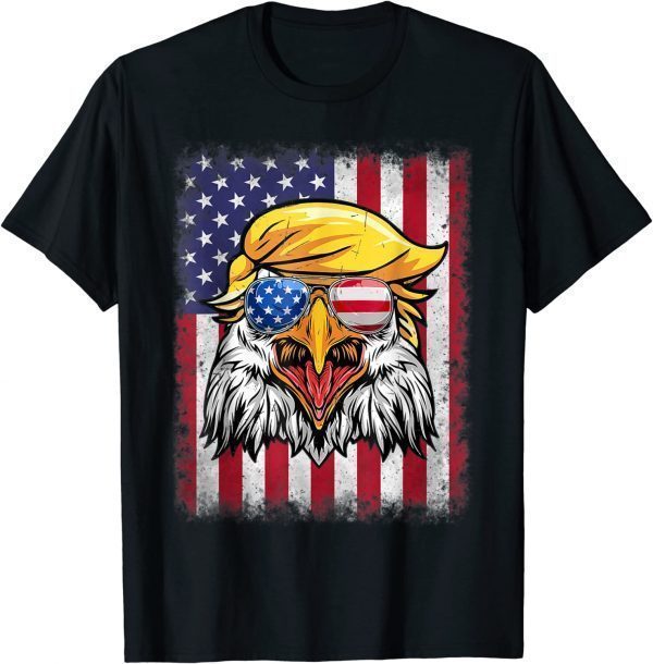 Eagle Trump 4th Of July USA Flag American Patriotic 2022 Shirt
