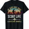 Eat Sleep Scout Repeat Vintage Scouting Scout Life T-Shirt