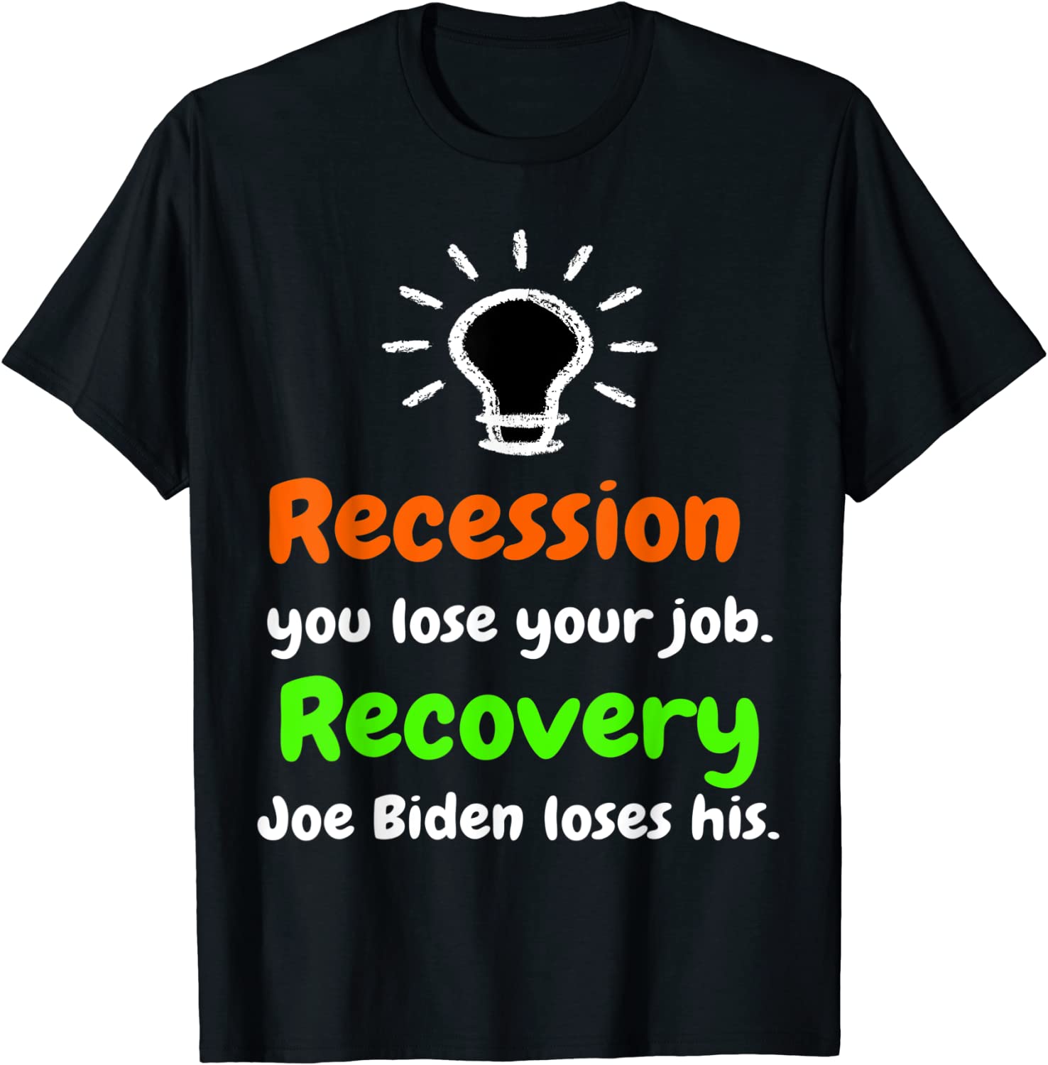 Economic Recession Inflation Anti Biden Pro Trump US 2024 Limited Shirt