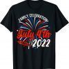 Family Celebration July 4th 2022 Classic Shirt