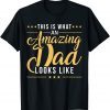 Fathers Day This is What an Amazing Dad Looks Like Classic Shirt