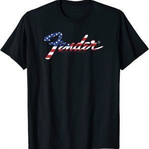 Fender American Flag Fill Logo 2022 Shirt