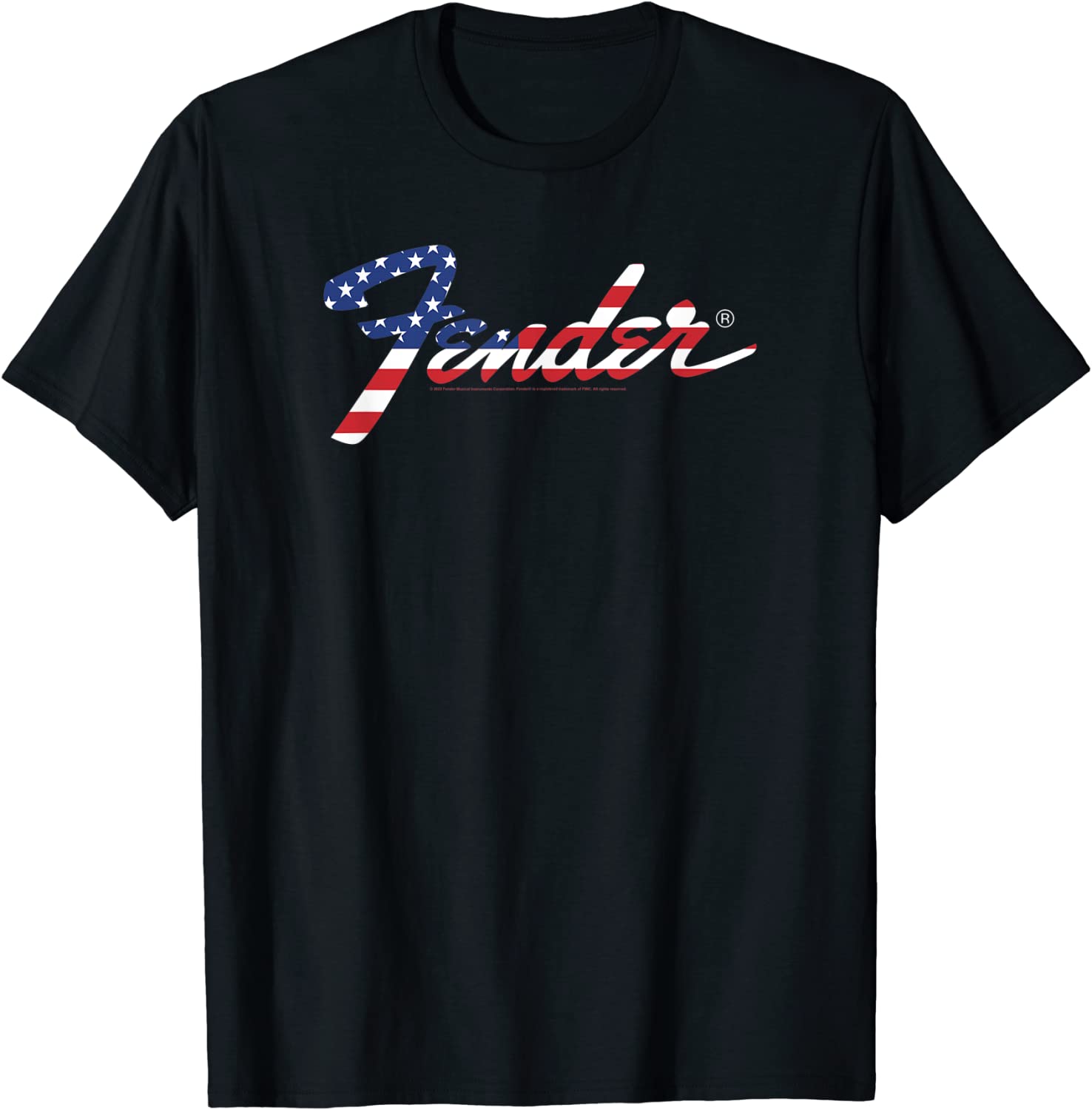 Fender American Flag Fill Logo 2022 Shirt