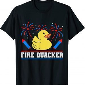 Fire Quacker Rubber Duck 4th Of July Firework Classic Shirt