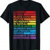 Gay Pride Science Is Real Black Lives Matter Love Is Love Classic Shirt