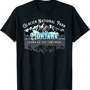 Glacier National Park Montana Moose Hiking Camping 2022 Shirt