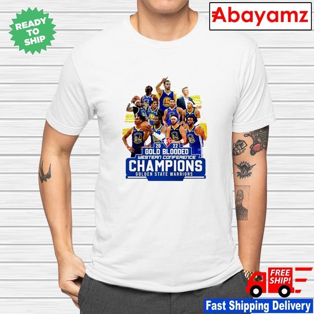 Golden State Warriors 2022 Gold Blooded Western Conference Champions ...