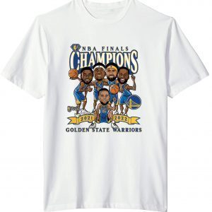 Golden State Warriors 2022 NBA Finals Champions Caricature T-Shirt