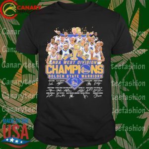 Golden State Warriors 2022 NBA West Division Champions Signatures Limited Shirt