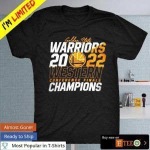 Golden State Warriors 2022 Western Conference Final Champions T-shirt