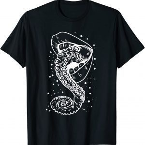 Gothic Mouth Tentacle Tongue Octopus Arm Emo Punk Grunge 2022 Shirt
