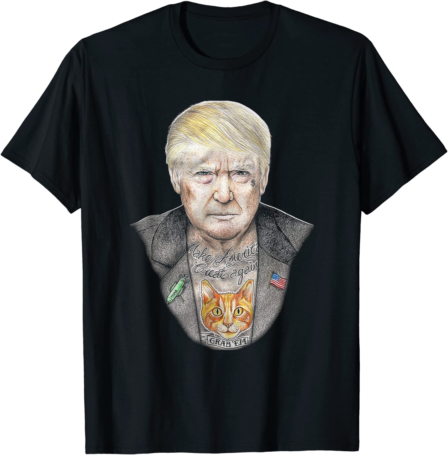 Grab' Em Trump MAGA Make American Great Again Retro Vintage 2022 Shirt