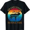 Grand Teton National Park Wyoming Vintage Retro Sunset 2022 Shirt
