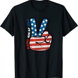 Happy 4th of July America Rockin' Sign Celebrating Freedom 2022 Shirt