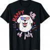 Happy 4th of July dog Labrador adorable firework pet lab 2022 Shirt