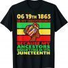 Happy Juneteenth Is My Independence Day Free Black Girl 2022 Shirt