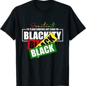 Happy Juneteenth Is My Independence Day Free ish Black 2022 Shirt
