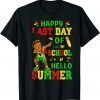 Happy Last Day Of School Dabbing Black girls Juneteenth T-Shirt