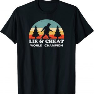 Hide and Seek Lie and Cheat Sasquatch Trump 2022 Shirt
