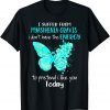 I Suffer From Myasthenia Gravis Awareness Butterfly Teal Classic Shirt