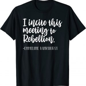 I incite this meeting to rebellion Essential 2022 Shirt