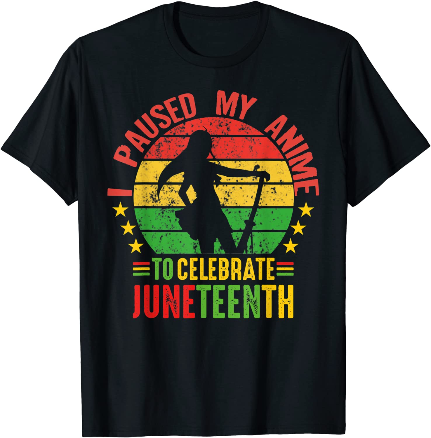 I paused my anime to Celebrate Juneteenth 2022 Shirt