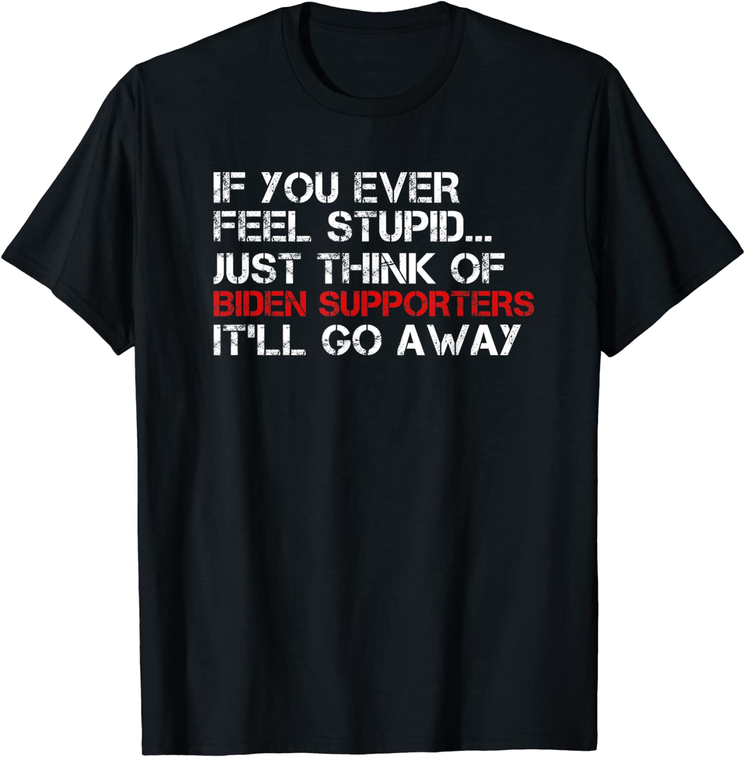If You Ever Feel Stupid Just Think Of Joe Biden's Supporter 2022 Shirt