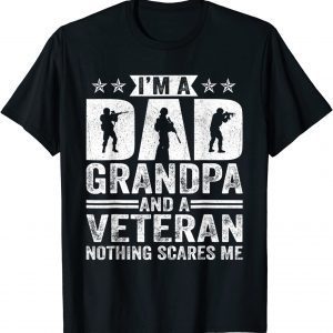 I'm A Dad Grandpa Veteran Father's Day Classic Shirt