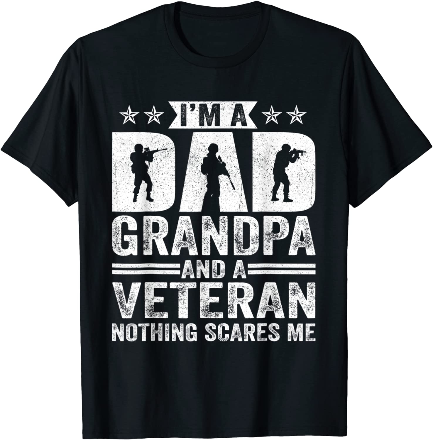 I'm A Dad Grandpa Veteran Father's Day Classic Shirt