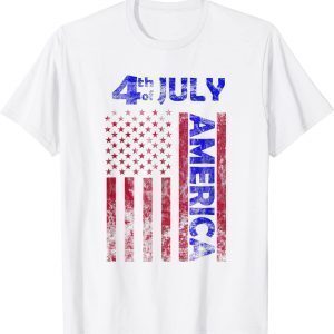 Independence Day USA America Flag 4th of july happy 2022 Shirt