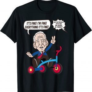 Joe Biden Bike Bicycle Accident President Falling 2022 Shirt