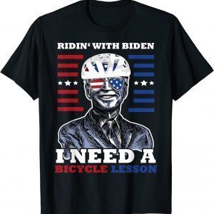 Joe Biden Bike Bicycle Bicycle Fall Trap America Flag Classic Shirt