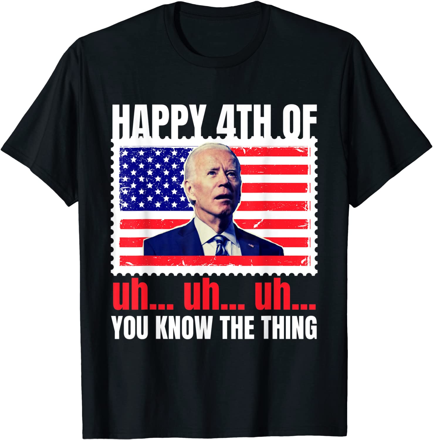Joe Biden Confused Trendy Merry Happy 4th Of July T-Shirt
