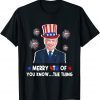 Joe Biden Dazed Merry 4th Of July Father's Day Meme 2022 Shirt
