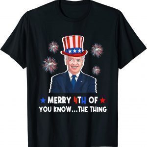Joe Biden Dazed Merry 4th Of July Father's Day Meme 2022 Shirt