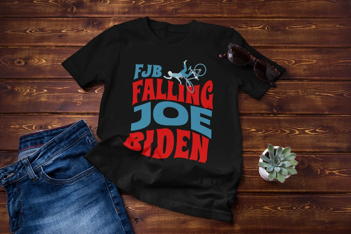 Joe Biden Falling Bicycle #FJB Falling Joe Biden 2022 Shirt