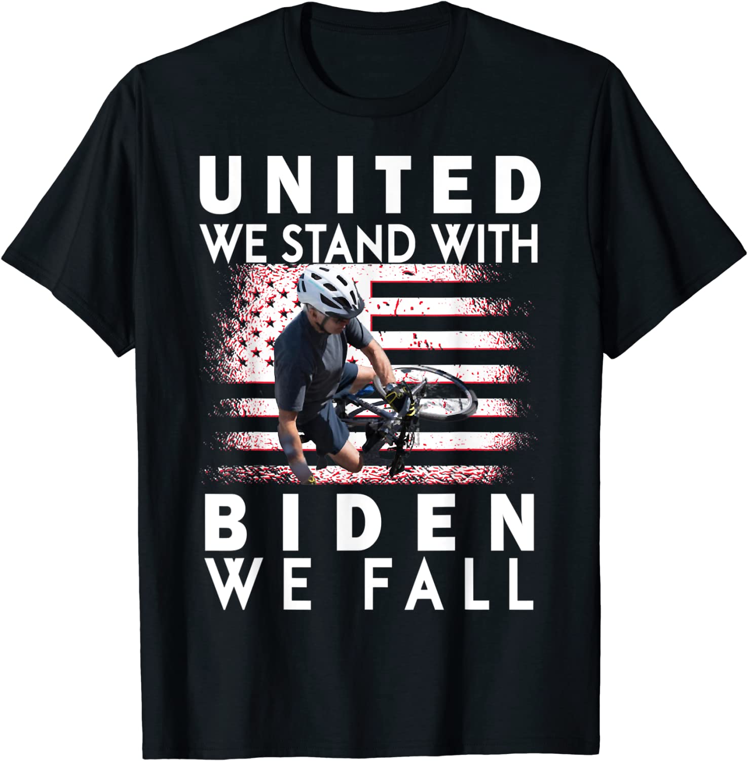 Joe Biden Falling Memes United We Stand With Biden We Fall 2022 Shirt