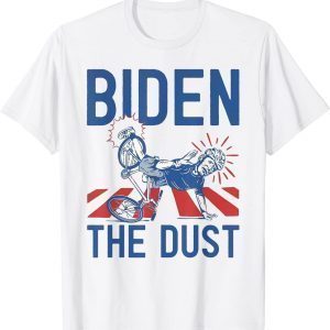 Joe Biden Falling Off His Bicycle Biden Falls Off Bike Meme 2022 Shirt
