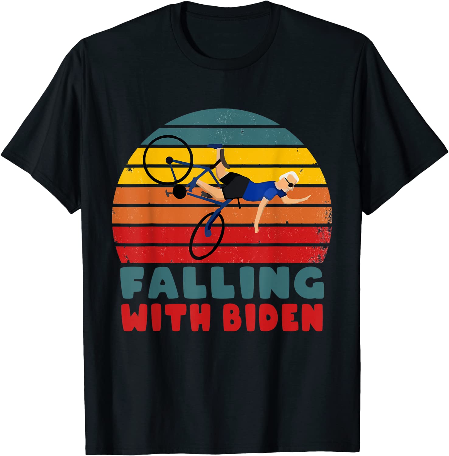 Joe Biden Falling With Biden Ridin Falling With Biden 2022 Shirt
