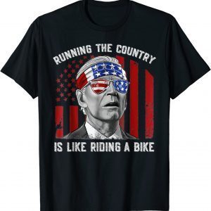 Joe Biden falling off his bicycle Biden Falls off Bike 2022 Shirt