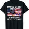 Joe Biden falls off bike 4th Of July Meme 2022 Shirt