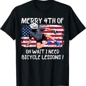 Joe Biden falls off bike 4th Of July Meme 2022 Shirt