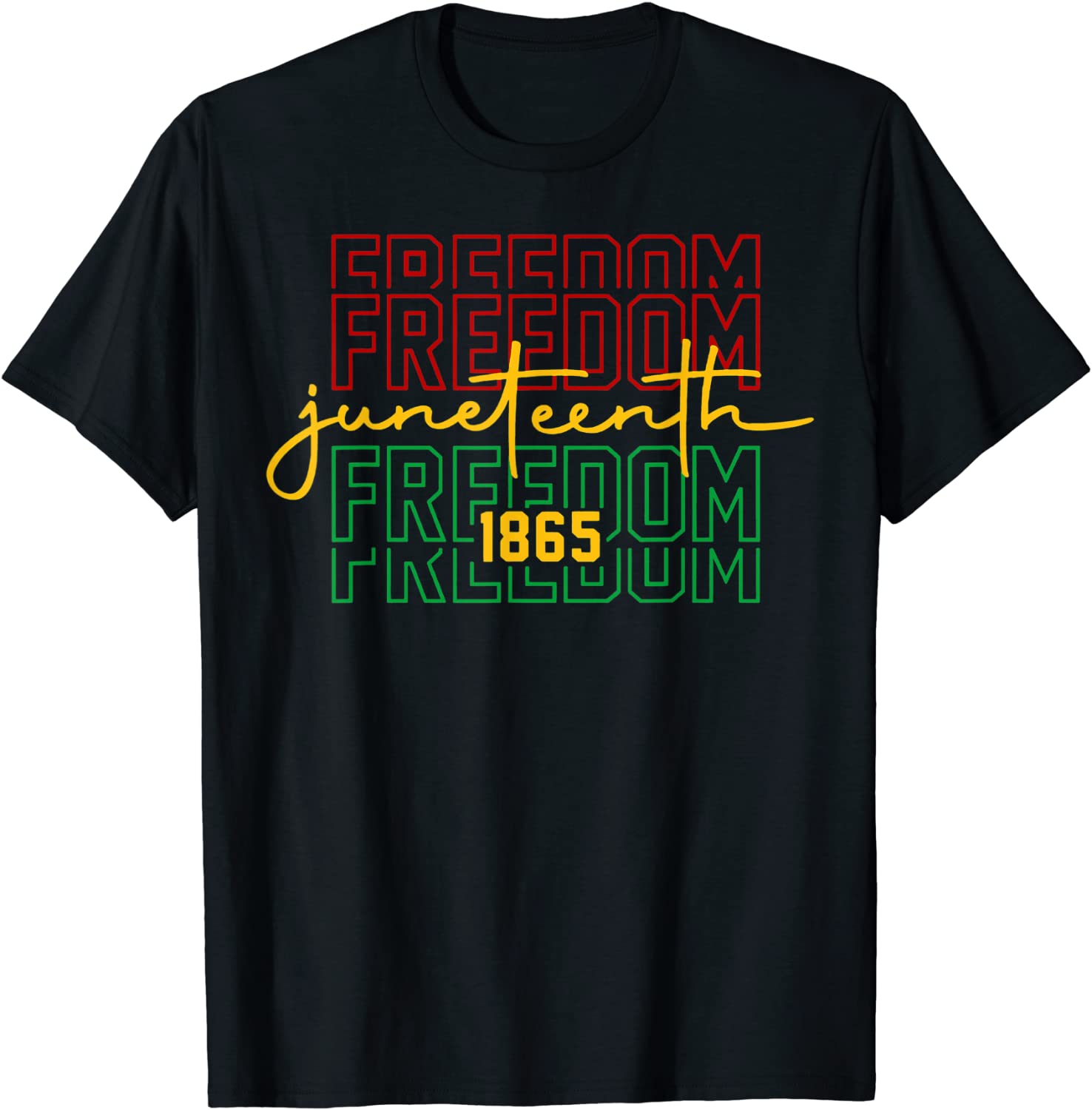 Juneteenth 1865 Freedom Black Woman Black History 2022 Shirt
