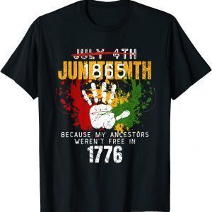 Juneteenth 1865 June 19 African American 2022 Shirt