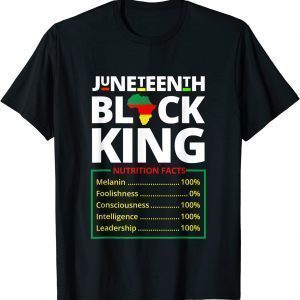 Juneteenth Black King Melanin Dad Fathers Day 2022 Shirt