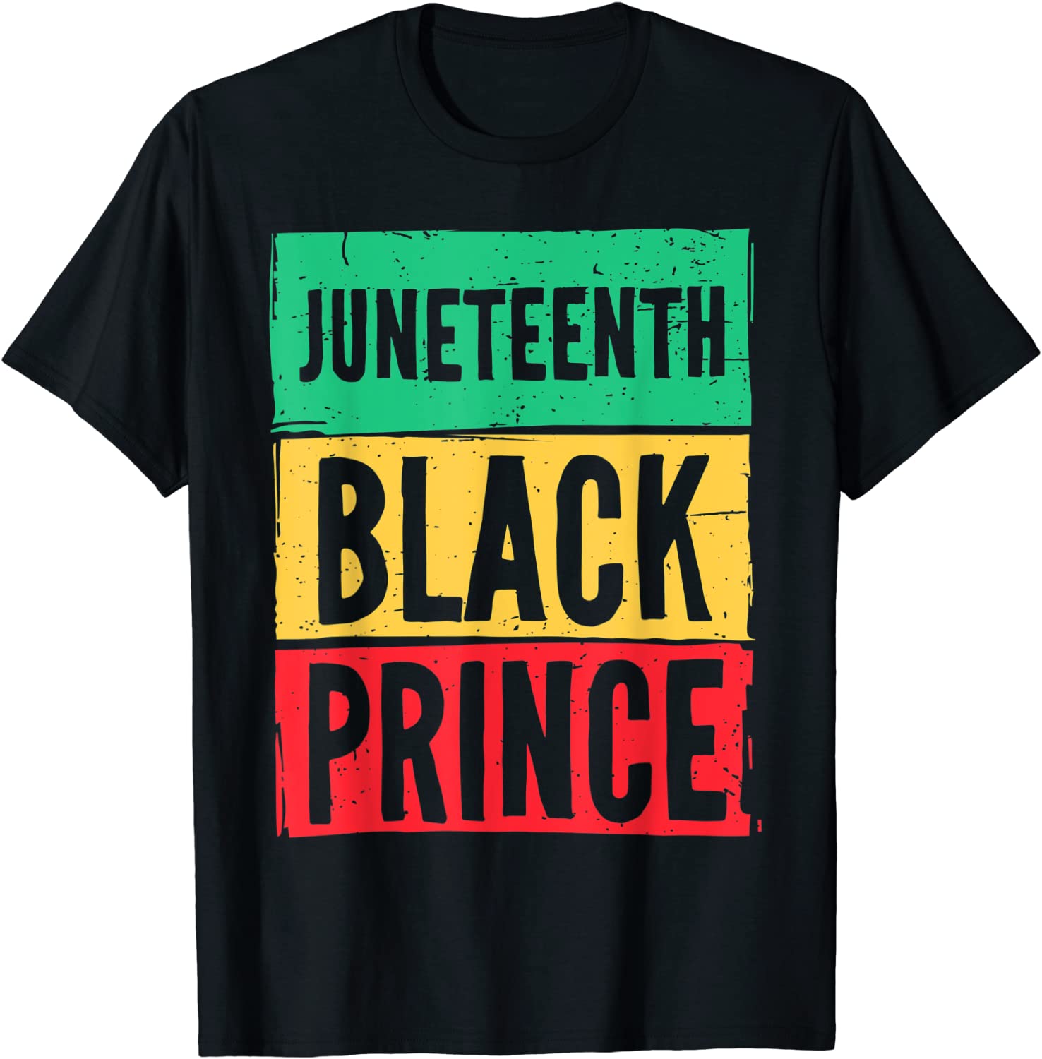 Juneteenth Black Prince Freedom Day Pan-African Flag Colors 2022 Shirt