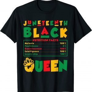 Juneteenth Black Queen Melanin Juneteenth T-Shirt