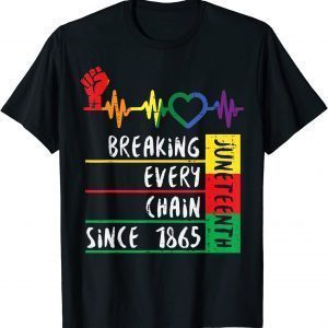 Juneteenth Breaking Every Chain Since 1865 T-Shirt