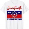 Juneteenth Celebrate Freedom Red White Blue Free Black Slave 2022 Shirt