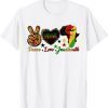 Juneteenth Peace Love Juneteenth 1865 Happy USA Independenc T-Shirt
